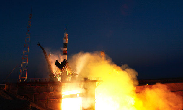 Soyuz rocket blasts off from Kazakhstan