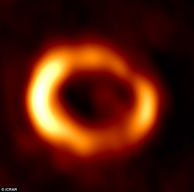 Ραδιο - εικόνα" του υπολείμματος του SN 1987A από το τηλεσκόπιο Αυστραλίας ATCA 