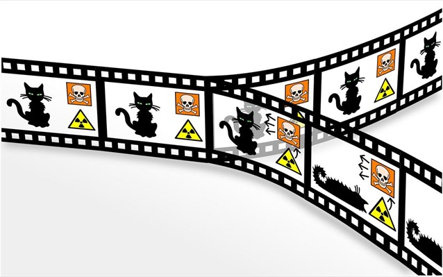 Οι φυσικοί υπολόγισαν ότι μία γάτα τεσσάρων κιλών, σε κβαντική υπέρθεση όπου βρίσκεται σε δύο θέσεις απόστασης δέκα εκατοστών και για χρόνο ενός δευτερολέπτου, θα είχε σκορ 57 στη νέα κλίμακα.