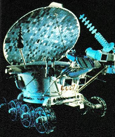 To όχημα Lunokhod 2 που έστειλε η Σοβιετική Ένωση το 1973 στη Σελήνη