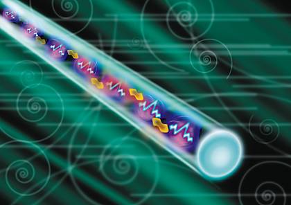 Σύμφωνα με τις πρωτοποριακές και διεθνώς αναγνωρισμένες εργασίες του Δ. Αγγελάκη και της ομάδας του, ισχυρά αλληλεπιδρώντα φωτόνια παγιδευμένα σε οπτικές ίνες με ψυχρά άτομα μπορούν να προσομοιώσουν και να εξηγήσουν πολύπλοκα φαινόμενα της κβαντικής θεωρίας πεδίων, αλλά και να χρησιμοποιηθούνγια την κατασκευή φωτονικών κβαντικών υπολογιστών