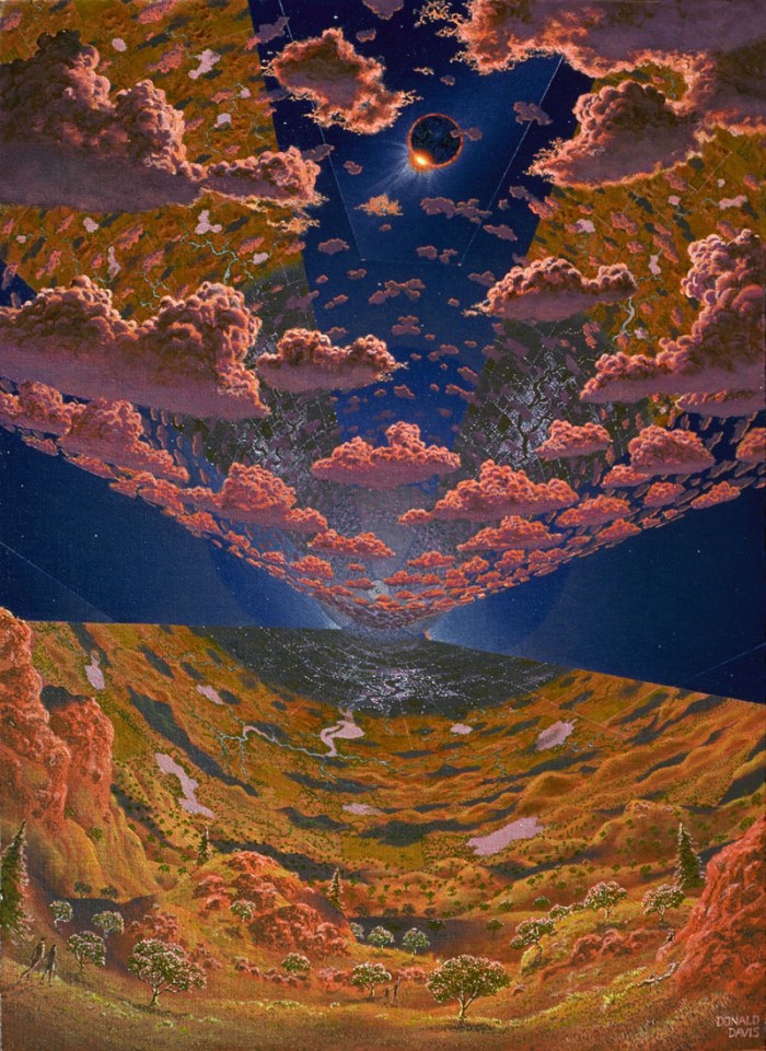 Μια άλλη καλλιτεχνική άποψη του εσωτερικού του κυλίνδρου Ο’Νeill