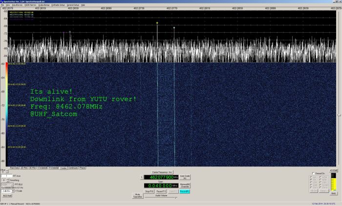 Σήμα που επιβεβαιώνει ότι το διαστημικό ρόβερ Yutu "ζει" http://www.planetary.org/blogs/emily-lakdawalla/2014/possible-hope-for-yutu.html