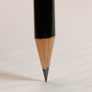 ένα μολύβι στην θέση ασταθούς ισορροπίας
