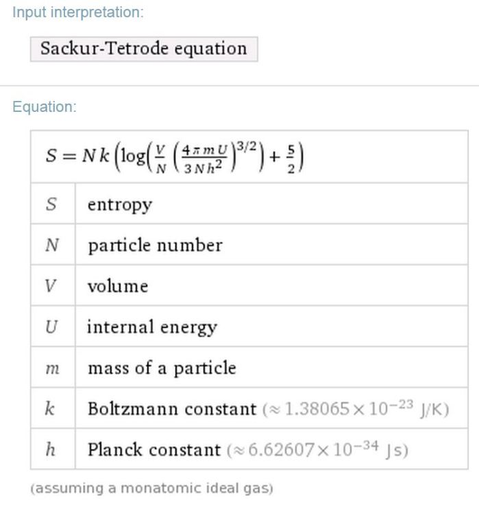 http://www.wolframalpha.com/input/?i=Sackur-Tetrode+equation