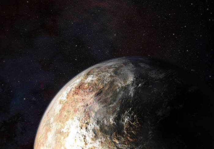 An artist’s conception of clouds in Pluto’s atmosphere. Credits: JHUAPL