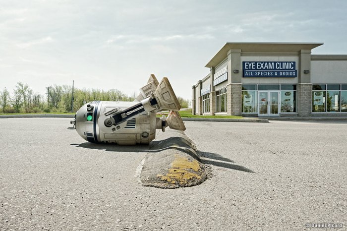 Δύσκολη η πραγματικότητα για το ρομπότ R2D2 