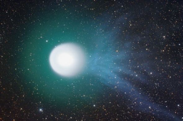 Νέα στοιχεία δείχνουν ότι ένας τεράστιος κομήτης που χτύπησε τη Γη, 10 δισεκατομμύρια χρόνια μετά την πτώση του αστροειδούς που εξαφάνισε τους δεινοσαύρους, προκαλώντας μια μεταμόρφωση του πλανήτη πλανήτη μας - παρόμοια με την σημερινή υπερθέρμανση που προκαλεί ο άνθρωπος. Η αλλάγή αυτή δημιούργησε τελικά ένα ευνοϊκότερο περιβάλλον για την ανάπτυξη της ζωής. Credit: IVAN EDER Wikipedia, CC BY-SA 3.0